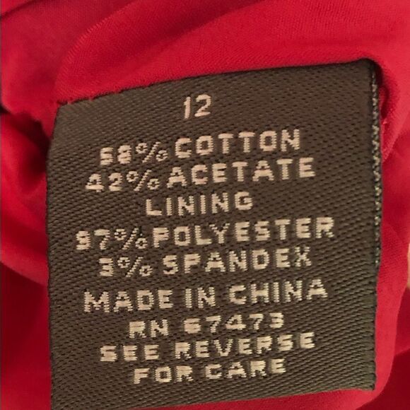 Taylor Hot Pink Pleated Cocktail Party Dress Size 12 - Picture 9 of 9